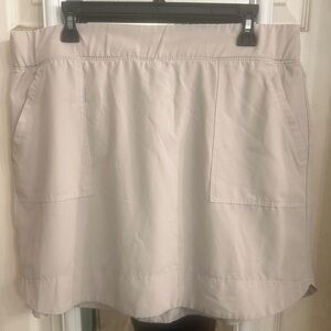 Reebok Cream Elastic Waist Skort